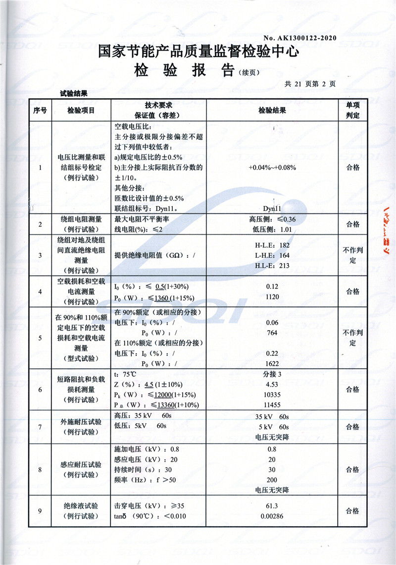 高低压试验报告-S11-1250玉林玉林玉林油浸式变压器-2.jpg